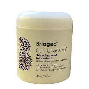 Briogeo Curl Charisma Chia Flax Seed Coil Custard 6 Oz. New Sealed Jar